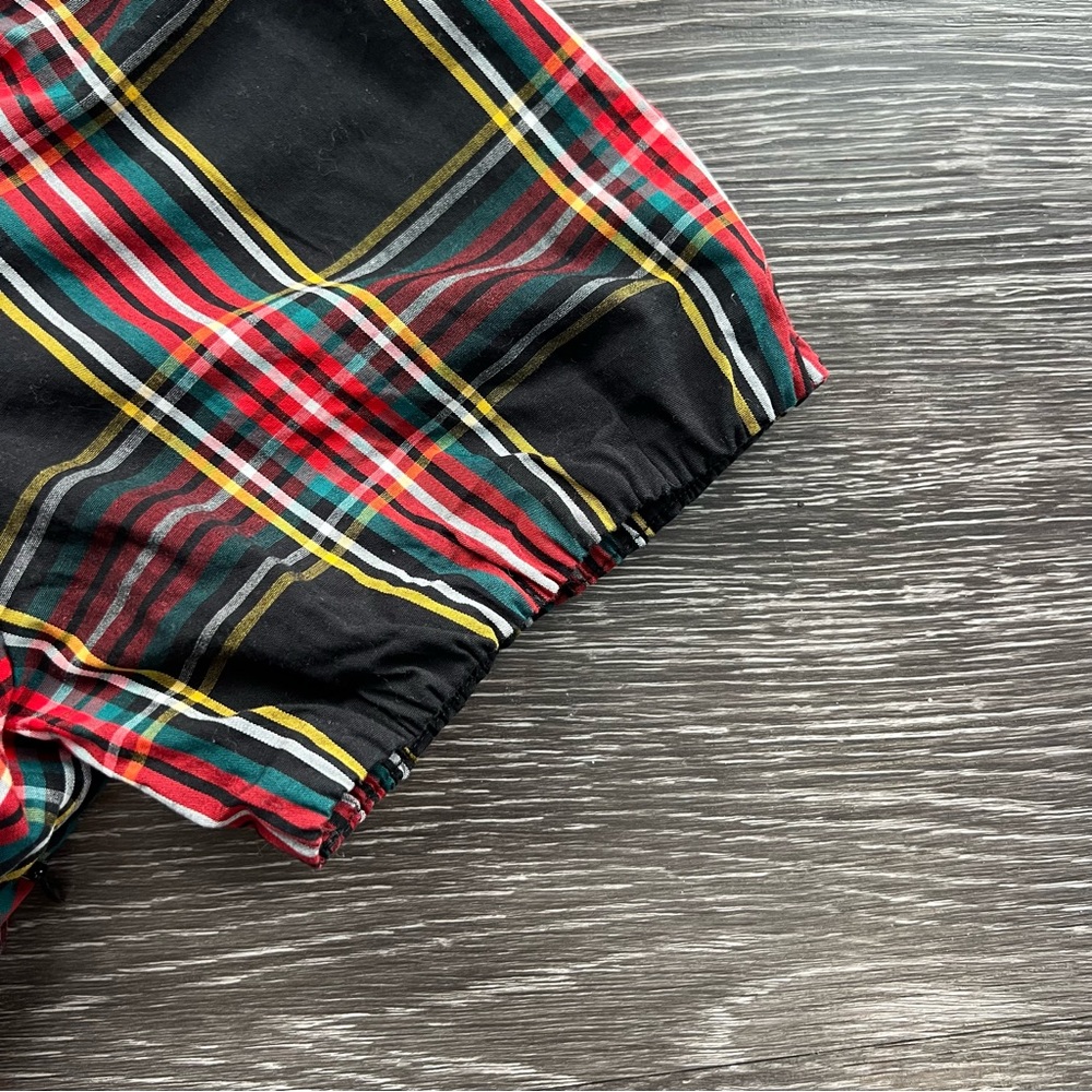 J. Crew Stewart Tartan Puff-Sleeve Factory Midi Dress - Picture 6 of 8